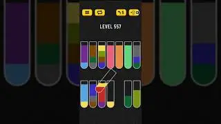 Water sort puzzle level 557