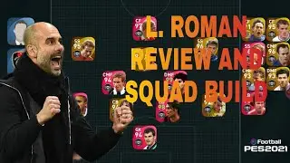 L.Roman 4-2-1-3 MANAGER Review And Squad Build||Pes 2021 Mobile