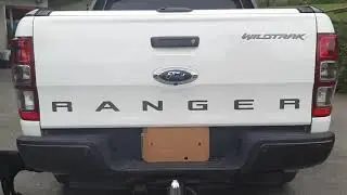 Ford Ranger remote locking tailgate