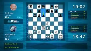 Chess Game Analysis: AlaaAnka - Asif mir : 1-0 (By ChessFriends.com)