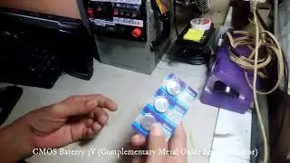 How To Replace CMOS Lithium  Battery 3V (CR2032) 