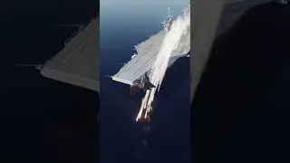 F35c Flaring hi-Alpha over CVN-72 in DCS world