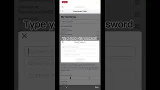 Tutorial how to change your Roblox password #fyp #tutorial #tutorials #roblox