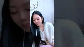 Korean girl smoking spitting hock 26