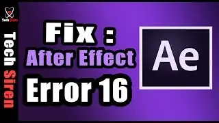 fix: after effect error 16