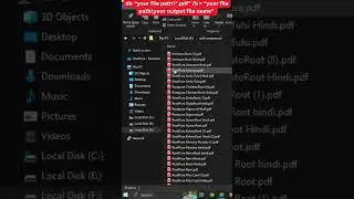 List PDF Files in CMD Fast! | Quick Command Prompt Hack | 