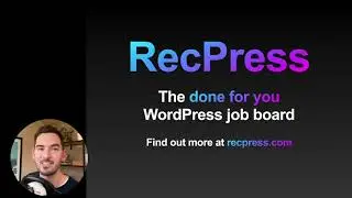 Introducing RecPress, the 
