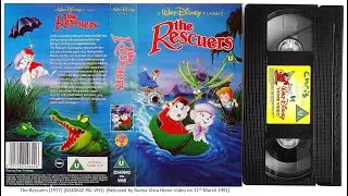 The Rescuers (1977) . 11th March 1991 - UK VHS