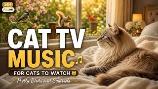 24h Relaxing Music for Cats 🐈 Anxiety Relief, Sleep & Safety Sounds