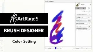 ArtRage 5 - Brush Designer Color Settings
