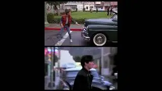 Eric Stoltz vs Michael J. Fox as Marty McFly for Back to The Future #shorts
