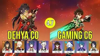 Dehya C0 Mono Pyro & Gaming C6 Double Hydro Spiral abyss Floor 12 Genshin Impact
