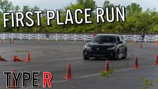 1st Place AutoX Run (NS) | Civic Type R | Cincinnati 6/13/21