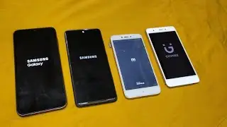 4 android mobile phone reboot speed test / guess who win the reboot speed test samsung, mi, Gionee