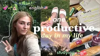 productive day in my life 💕// прогулки, отдых и подготовка к зно✨☀️ *summer edition*
