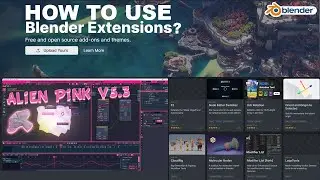 Discover NEW WAYS to Install Blender Add-ons! with Blender Extension🚀🚀
