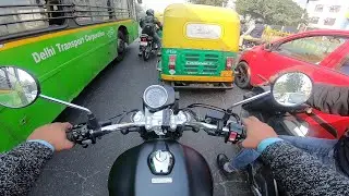 How Comfort is Honda Highness in City Traffic Condition | Honda H'ness City Ride Experience