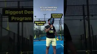 5 reasons to buy your Padel equipment on our website 🤗 #padel #padelshop