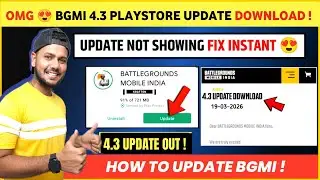 FINALLY 😍 Bgmi 4.3 Update Download | Bgmi Update Not Showing | How to Update Bgmi | Bgmi New Update 