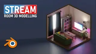 Master Room Modelling in Blender part 2