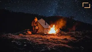Buz Gibi Havada Kamp ve Fotokapan | Solo Camping And Trail Cam |  Yabanın İzinde 7. Bölüm