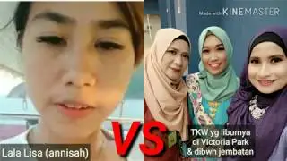 LALA LISA YG LIBUR DI STARBUCKS VS TKW YG LIBUR DI VICTORIA PARK DAN BAWAH JEMBATAN, CANTIKAN MANA??