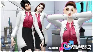 Doctor Into A Pretty Women | [Magical Skinsuit 👧] | Transformation Stories (Sims 4)