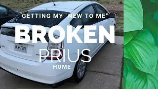 Limping my new broken Prius home - Honorable Craigslist seller!