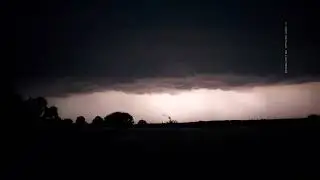 Gewitter nährt sich Schlenzer, Brandenburg, Germany, Impressionen, 22.06.2023 #Wetterleuchten #blitz