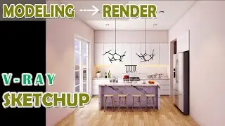 TUTORIAL SKETCHUP - MODELING - MAPPING - RENDERING PADA VRAYSKETCHUP [ TRIK TERPRAKTIS ]