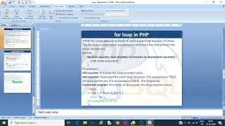 9. PHP & MySQL |  Loop Statements in PHP