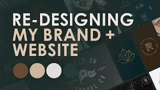 New Logo Design + Portfolio Website  I  My Full Design Business Rebrand