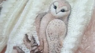 Варежки с рисунком сова 🦉