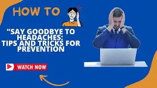 Quick and Easy Home Remedies for Headaches - MoDo Tutorials
