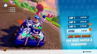 CTR Nitro Fueled - Developer Time Trial #7: Coco Park (