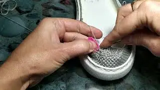 Часть 3. Кроссовки. Вяжем верхнюю часть узором
