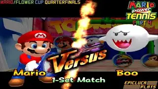 Mario Power Tennis Part 04 - Mario/Flower Cup Quarterfinals (Gamecube) | EpicLuca Plays S06E602