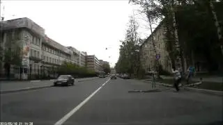 Березой по башке