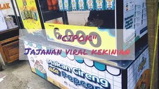 Cipok!!! Cireng ala popcorn,  Jajanan kekinian, jajanan unik viral