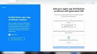 UniteAR App creator iOS export: step 3 process - add apple distribution certificate