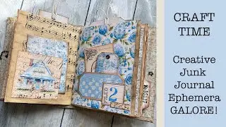 Filling Up An Easter Journal: How Do I Decide Where To Put Ephemera? Craft Along Easter Junk Journal