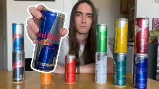 I Tried EVERY Red Bull Energy Drink...