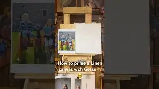 New #Oilpainting project -  #howtopaint  and why add #Gessoprimer - #Artist #knutandrevikshåland