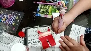Лягушка из картона от Полинки