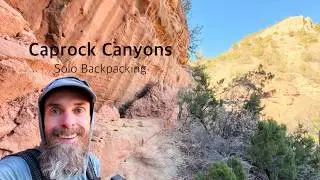 Winter Backpacking in Caprock Canyons | Snow, Wind, and Solitude