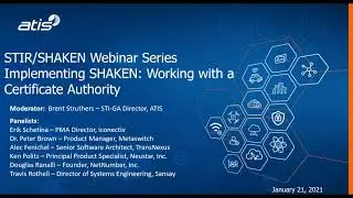 STIR SHAKEN Webinar Series   Implementing SHAKEN   Working with a Certificate Authority