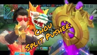 Chou As Split Pusher ! | Chou Full Gameplay #3 | Mobile Legends : Bang Bang