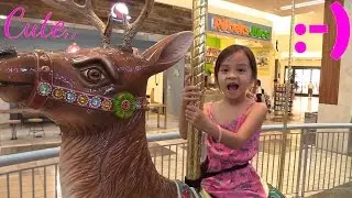 Indoor Playground! Kiddie Carousel Ride, Choo Choo Train Ride and More Playtime Fun!
