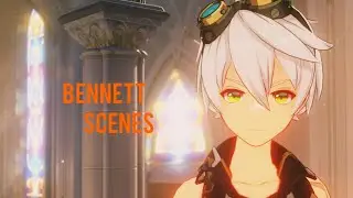 (5.8 Spoilers) Bennett Scenepack | Genshin Impact 1080p 