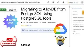 Migrating to AlloyDB from PostgreSQL Using PostgreSQL Tools || Google Arcade 2024 || 